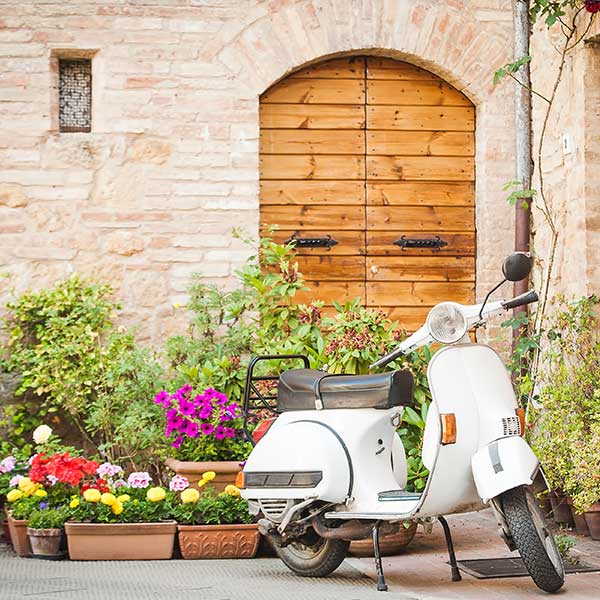 Vespa in Rome