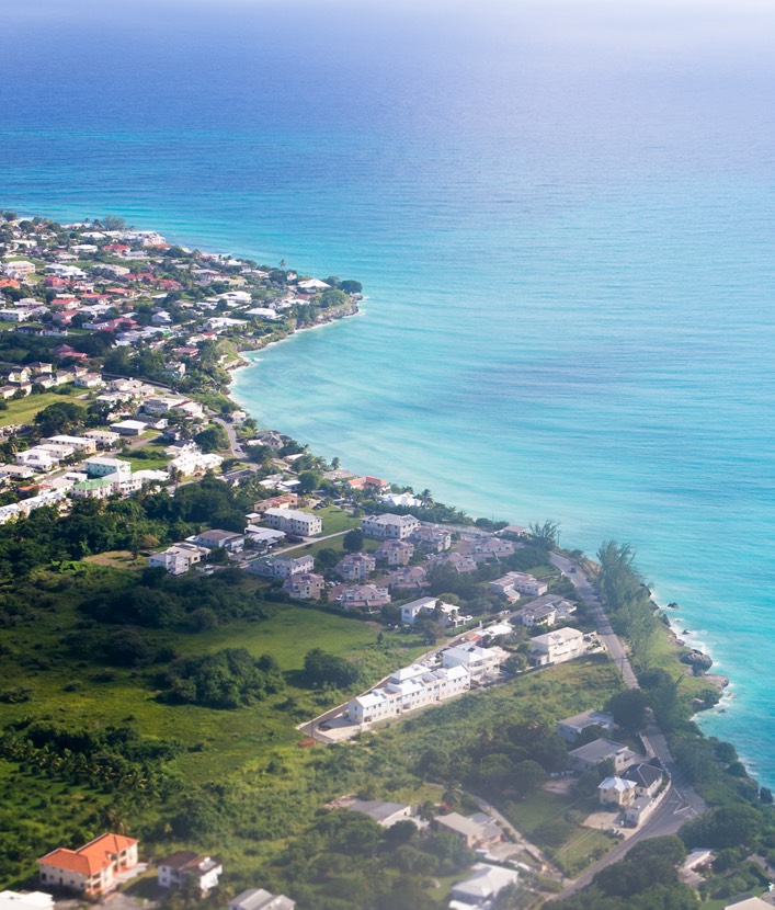 Coastline in Barbados