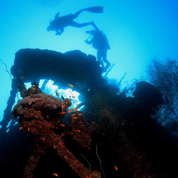 Shipwreck in Maldives