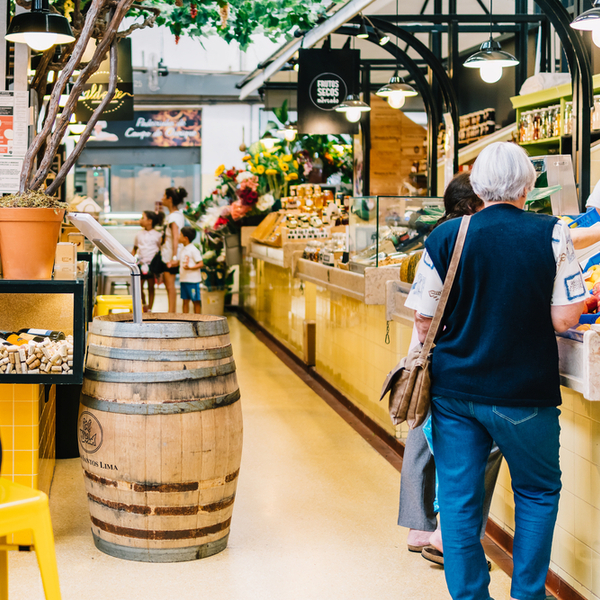 Lisbon indoor market