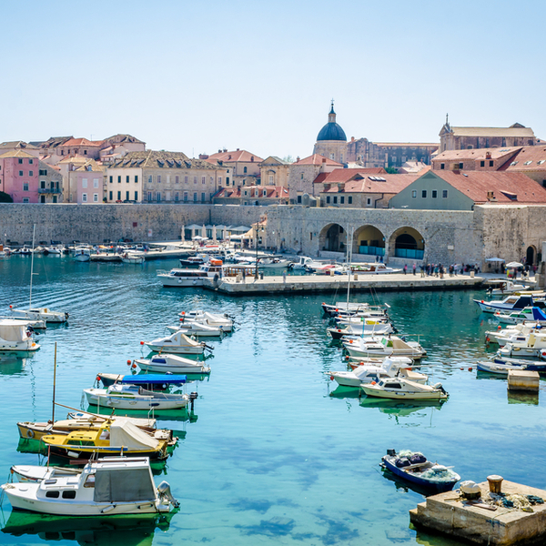 dubrovnik boats pier