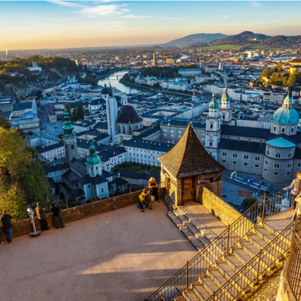 salzburg fortress view