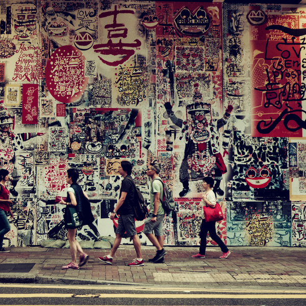 hong kong street art