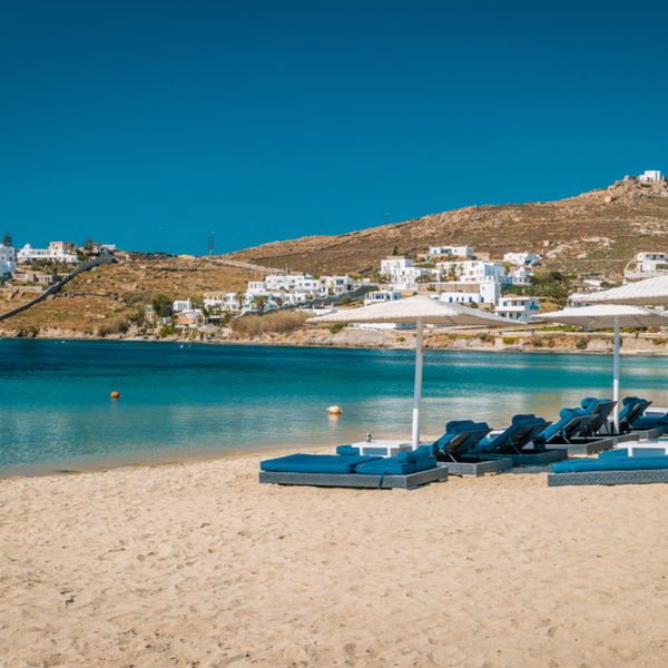 mykonos ornos beach