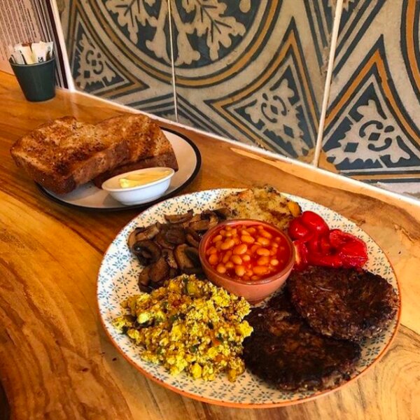 vegan breakfast lake district