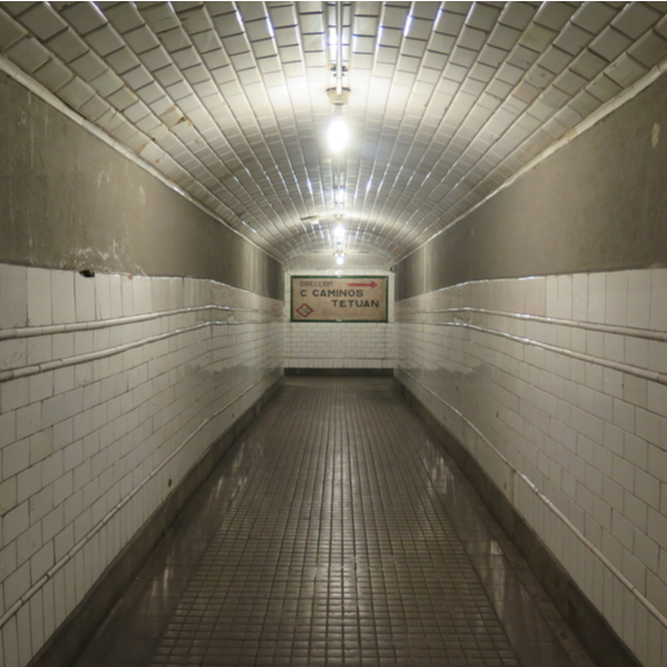 madrid ghost metro station Line 1