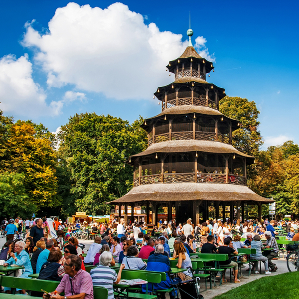 munich beer garden