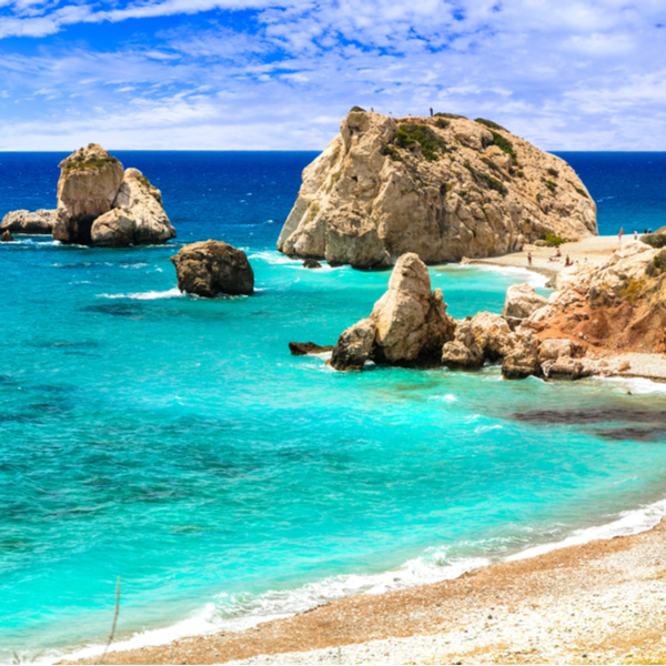 petra tou romiou beach in Paphos
