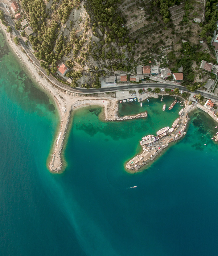 Split coastline