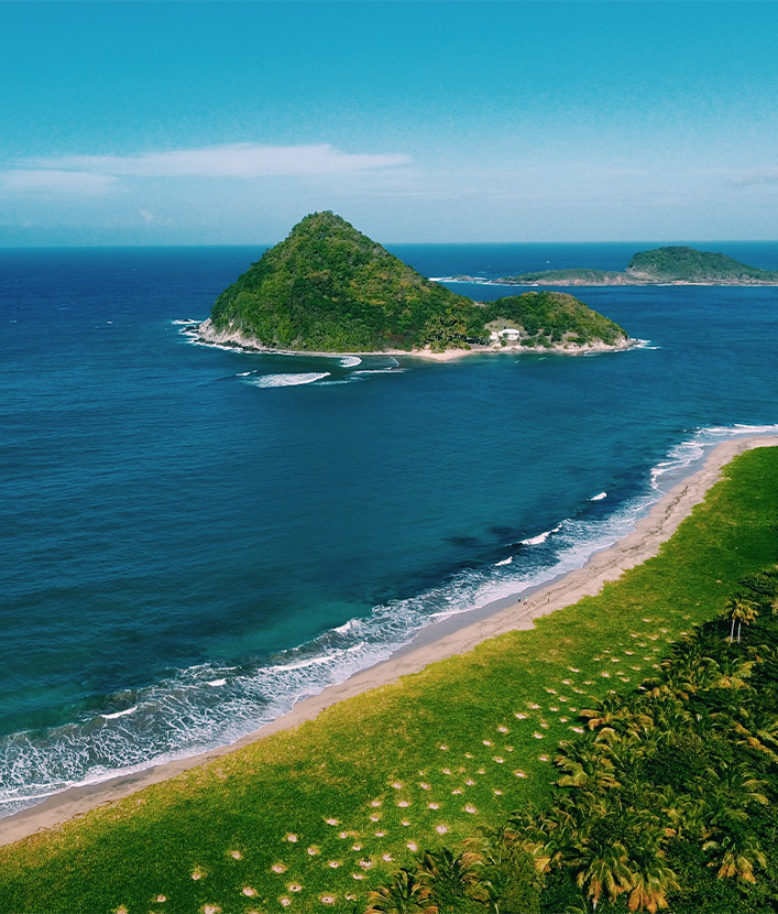 Island off coast of Grenada