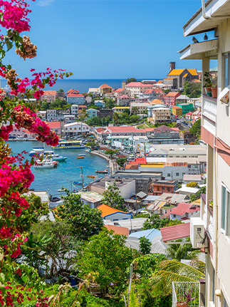 Coastal landscape grenada