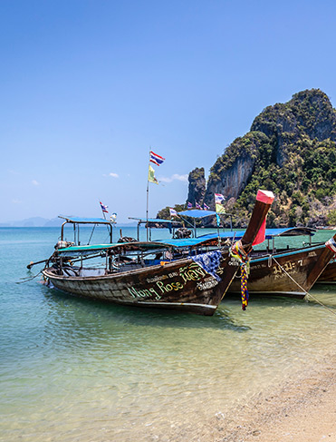 boats in Krabi