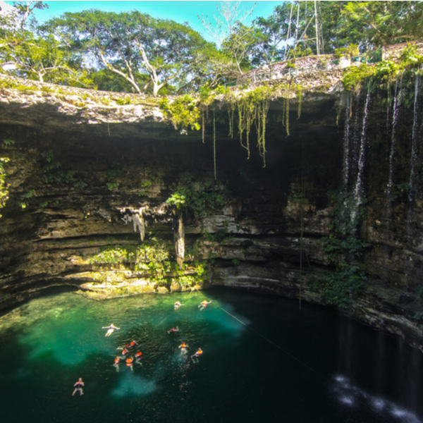 cenote swimming riviera maya