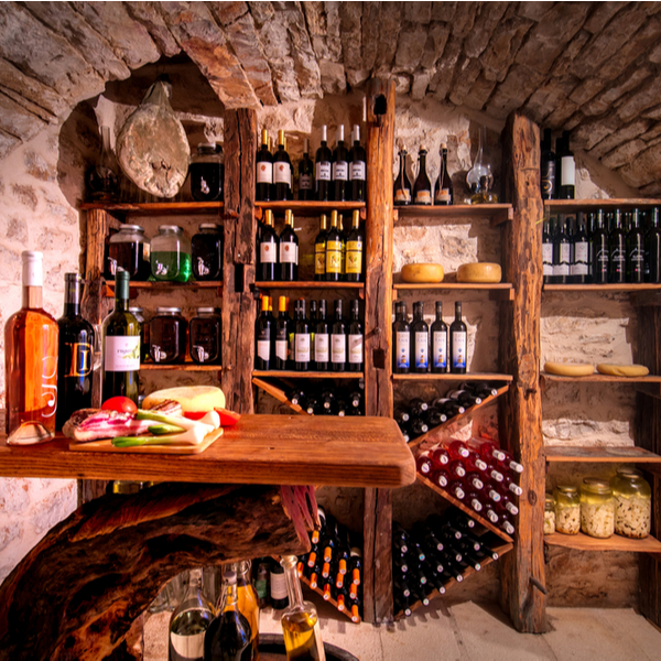 wine cellar split