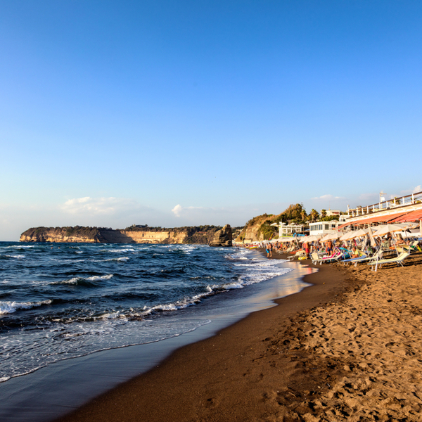 view of Chiaiolella on procida island