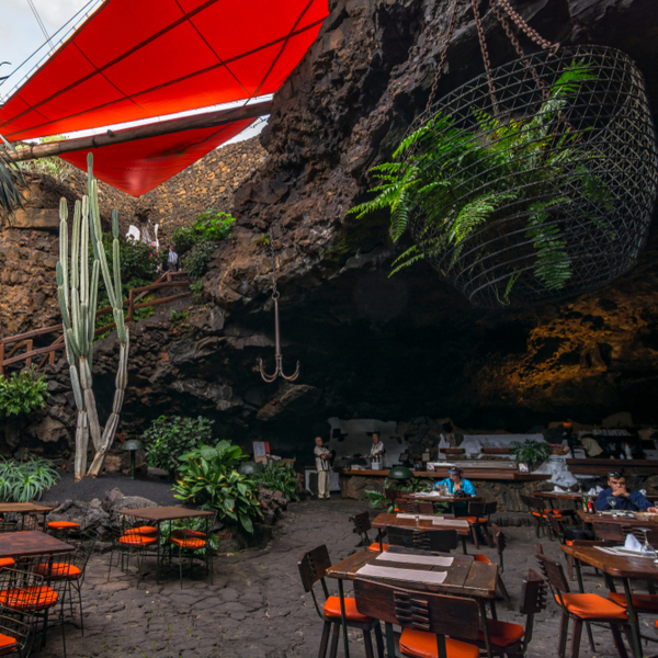 dining in lanzarote cave restaurant