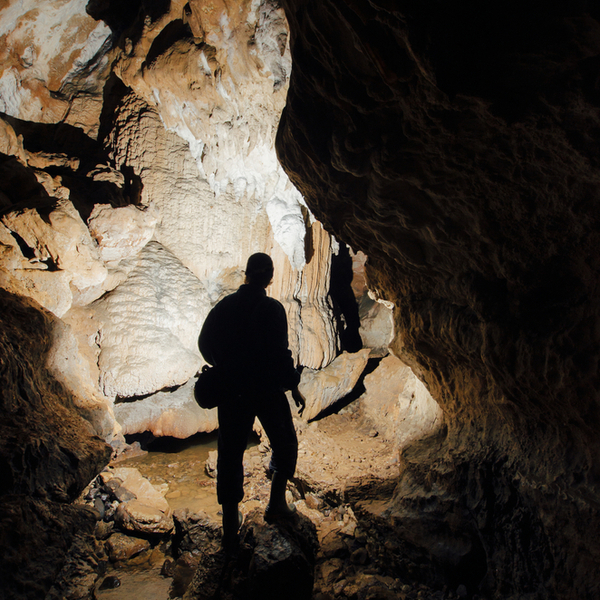 exploring the famous cannibal cave in fiji