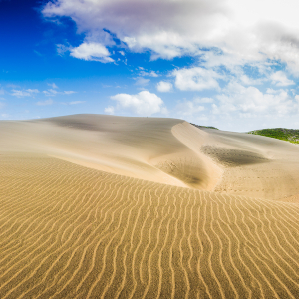 sand dunes in fiji
