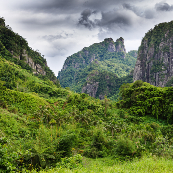 view of mountains in Viti Levu