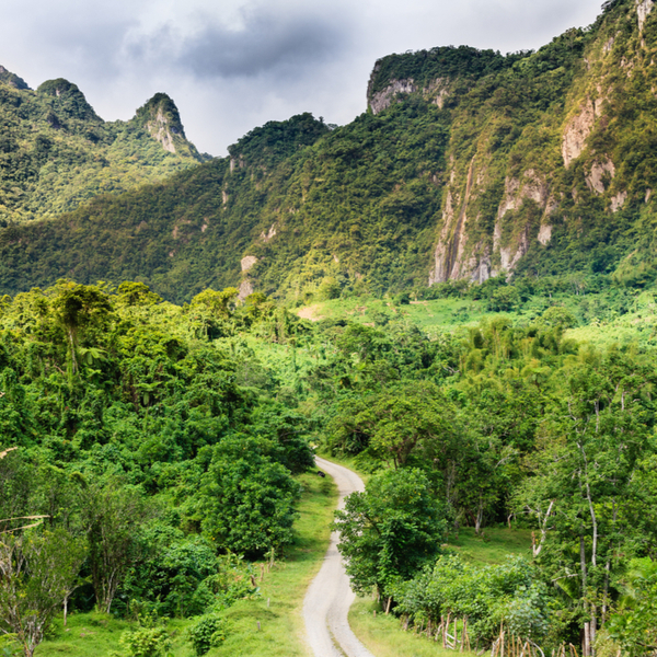 route through Viti Levu in fiji