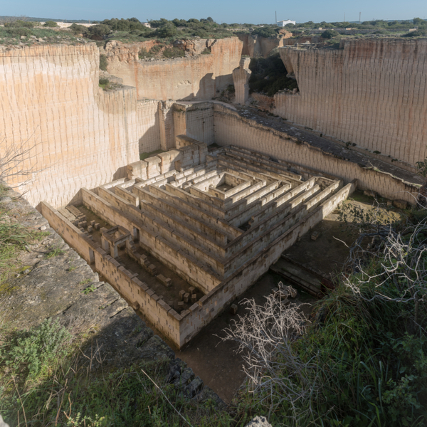 urban exploring at an abandoned building in menorca