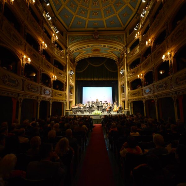 people watching a performance at the International Spring Orchestra Festival in malta