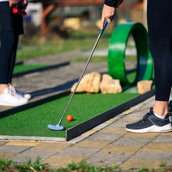 people playing mini golf in madeira