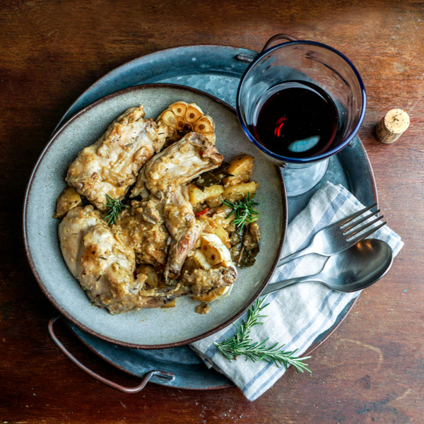 traditional rabbit dish from canary islands