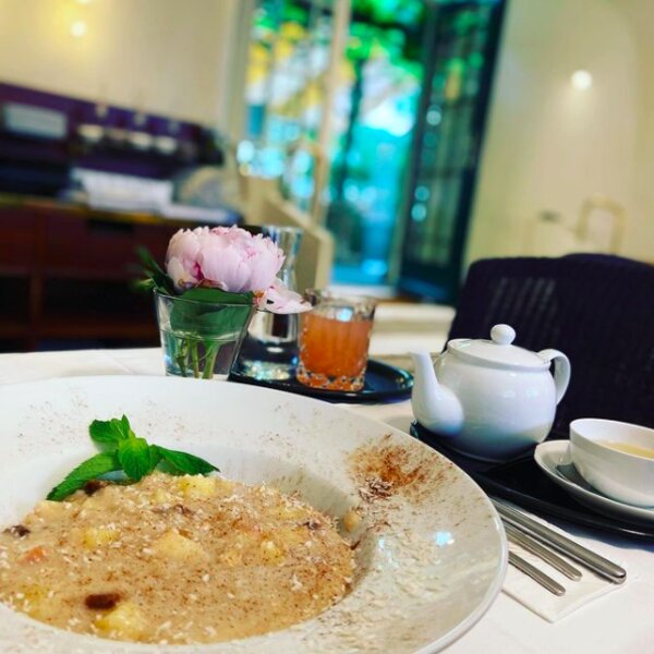 traditional breakfast in vienna cafe