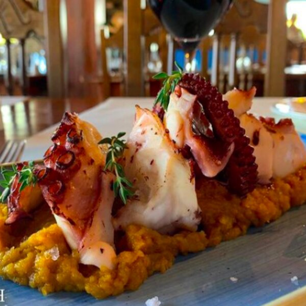 seafood dish at fuerteventura restaurant