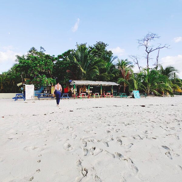 casual beachfront bar in jamaica