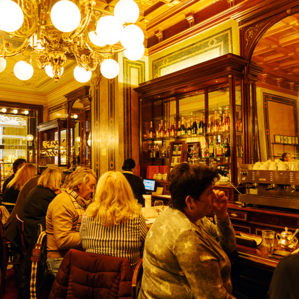 famous historic coffee house in vienna