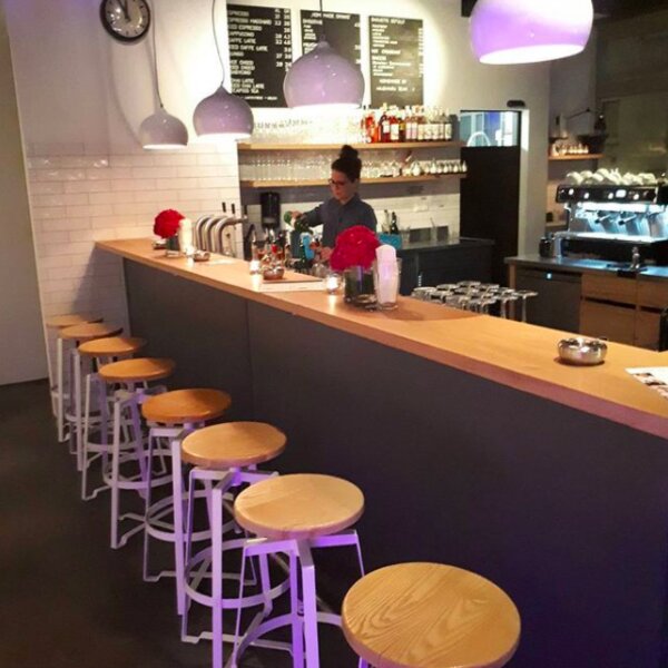 bar at coffee shop in vienna