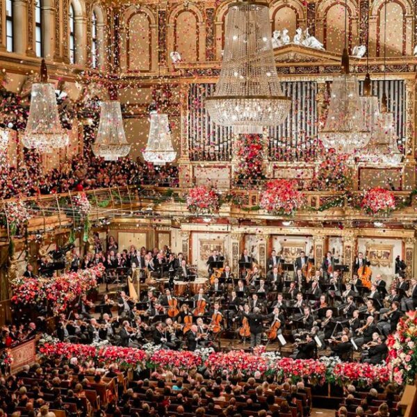 Vienna Philharmonic performing at the new years concert