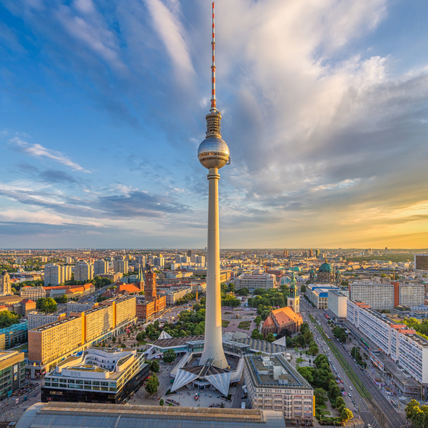 view of the berlin tv tower