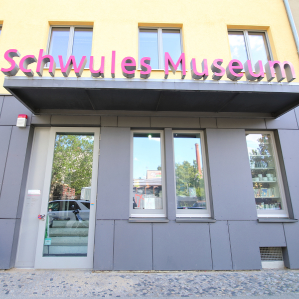 exterior of the Schwules Museum in berlin