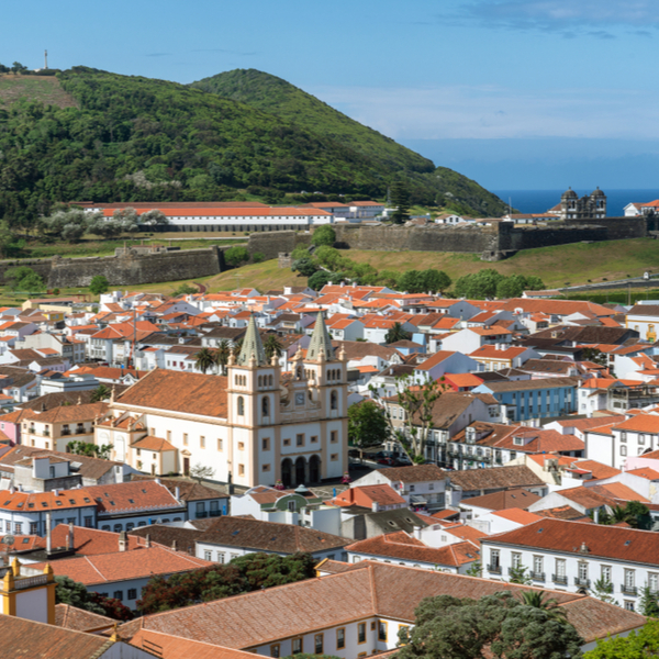 old village in Terceria in the azores islands