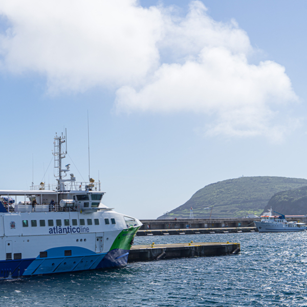 island hopping via the ferry in azores