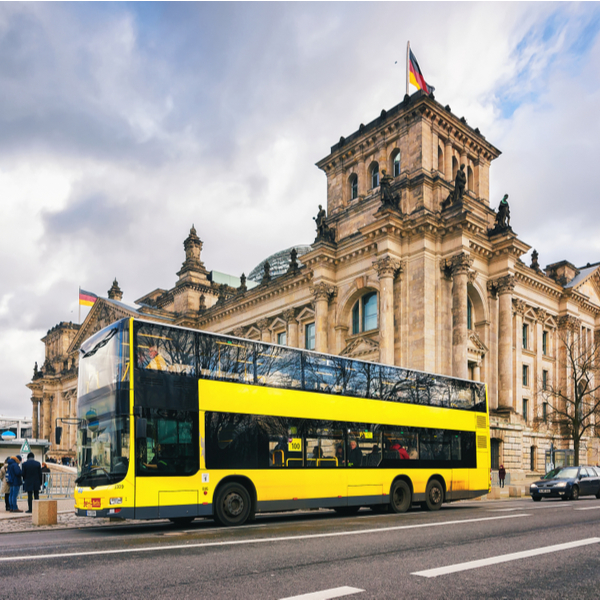 tour of berlin on the 100 bus
