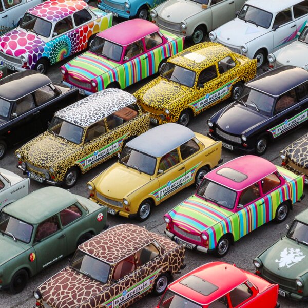 famous trabant cars for tours in berlin