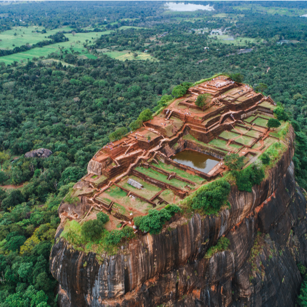 Sigiriya Lion Rock of Fortress sri lanka