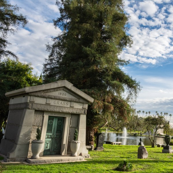 Hollywood Forever cemetery in los angeles