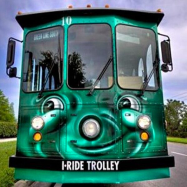 trolley ride at international drive in orlando