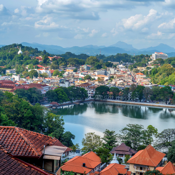 ancient town of kandy in sri lanka