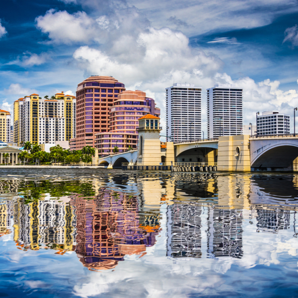 waterfront buildings in west palm beach