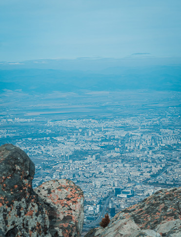 aerial view of sofia