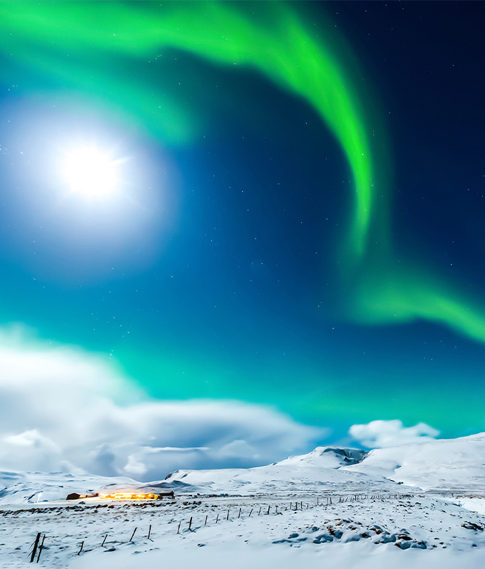 northern lights in Alaska