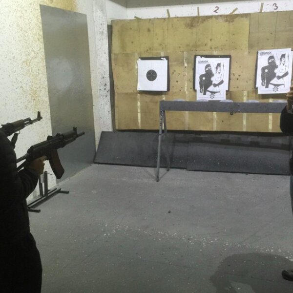 people at a shooting range in sofia
