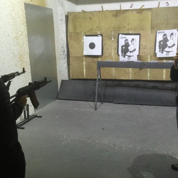 people at a shooting range in sofia