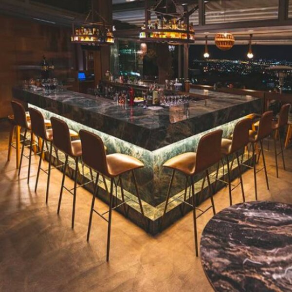 stylish bar in crete